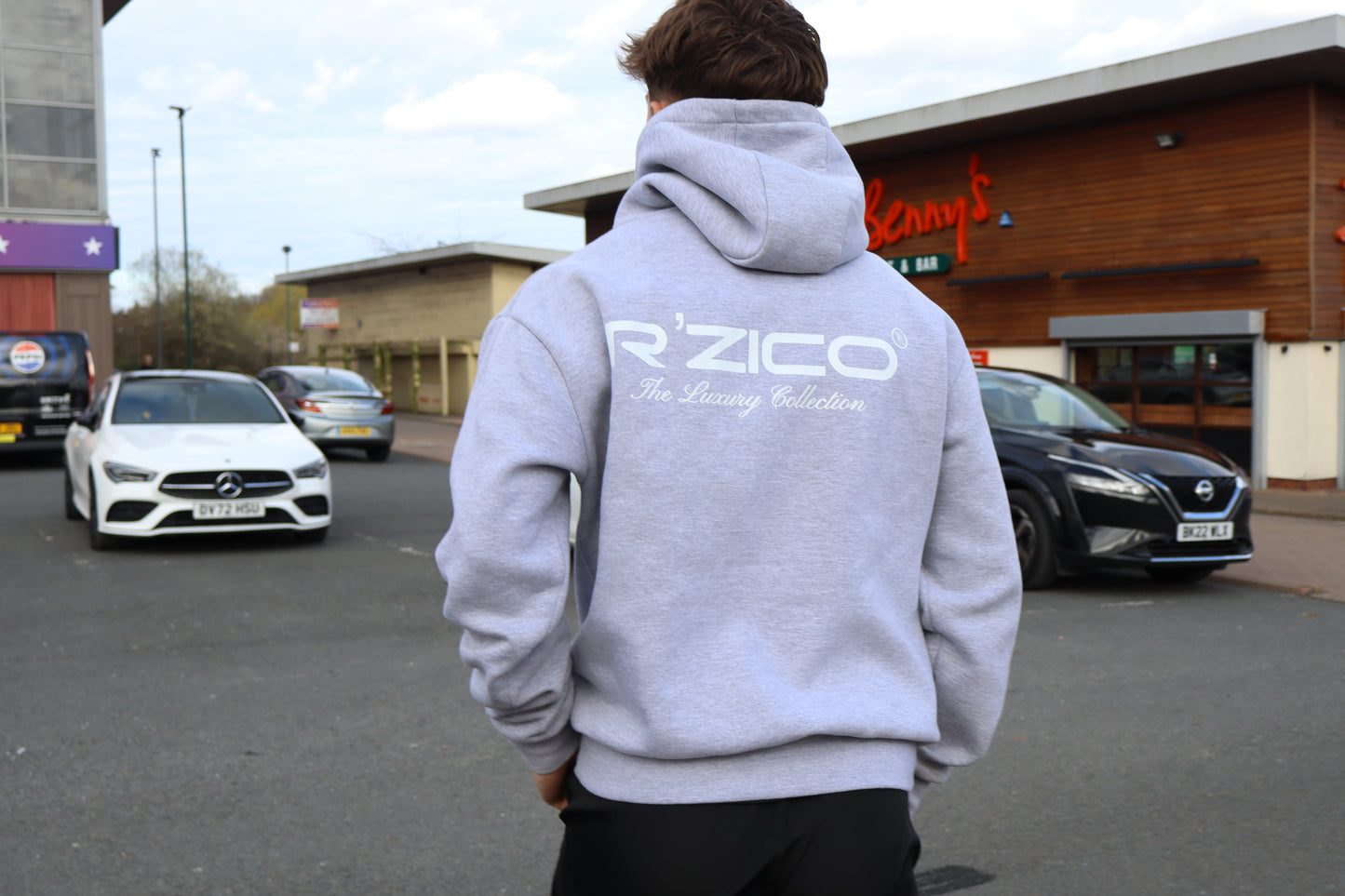 Oversized Luxury Collection Hoodie - Grey