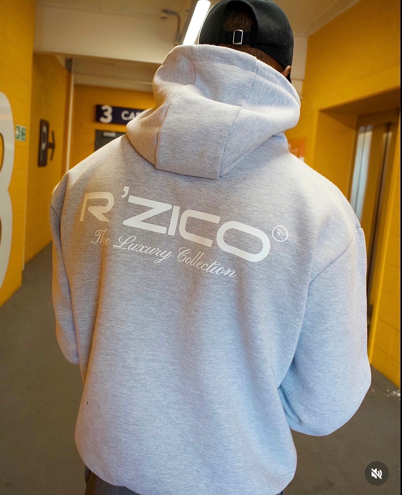 Oversized Luxury Collection Hoodie - Grey
