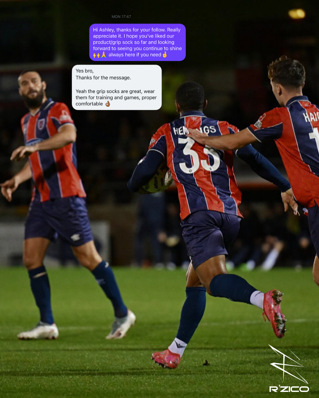 Premium R’ZICO Match Day Grip Socks