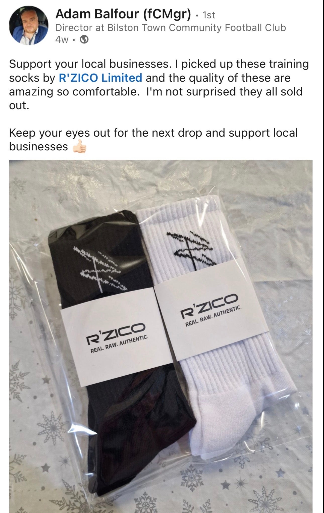 Luxury R’ZICO Training Socks