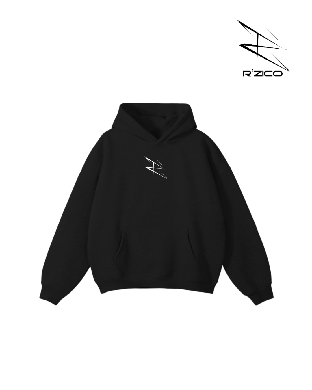 Oversized Luxury Collection Hoodie - Black